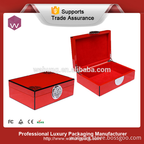 Best quality jewelry storage gift box packing wooden box